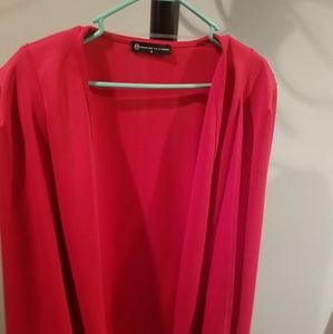 Brand New Ruby Scuba Cape Blazer 3x